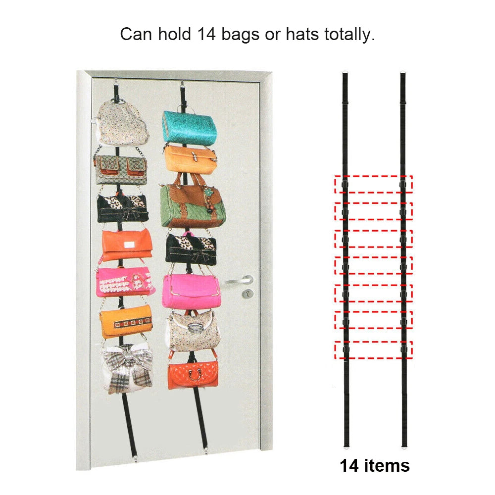 Cap Rack for Baseball Hats and Visors Wall Door Hanger Organizer