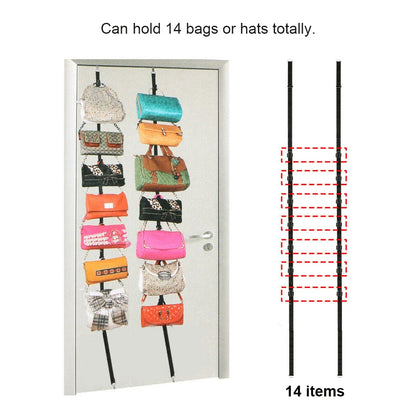 Cap Rack for Baseball Hats and Visors Wall Door Hanger Organizer