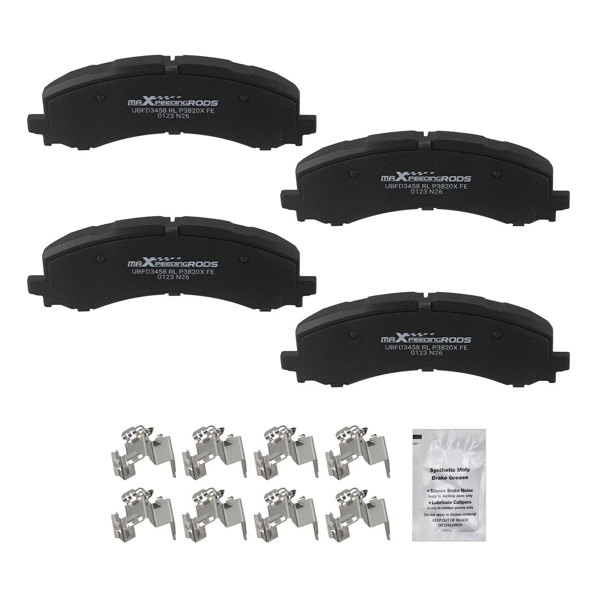 Front Brake Pads Kit for Ford Bronco, Expedition (2022-2023), F-150 (2021-2025) D2382