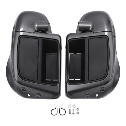Lower Vented Fairings for Harley Street Glide (2014–2023) Gauntlet Gray Metallic