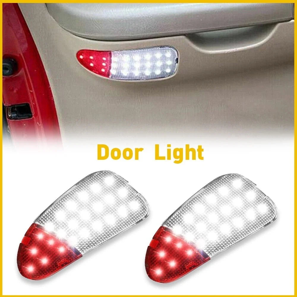 2X LED Interior Door Panel Courtesy Light Lamp for Ford F150 F250 (1997–2003)