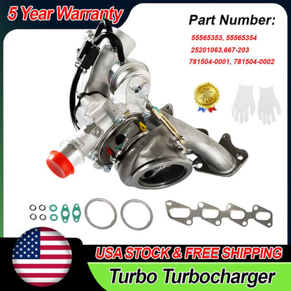Turbocharger 25201063 for Chevy Cruze Sonic Trax Buick Encore (2011–2019)