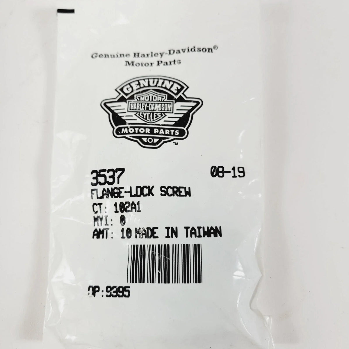 Flange Lock Screw 10-Pack for Harley-Davidson 3537