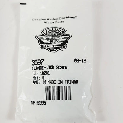 Flange Lock Screw 10-Pack for Harley-Davidson 3537
