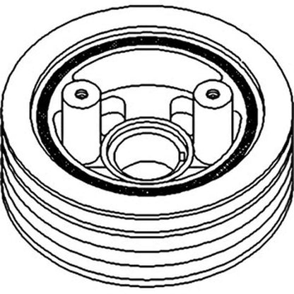 Crankshaft Dampener Pulley for John Deere 4240 4320 4440 4040 (1970–1980)