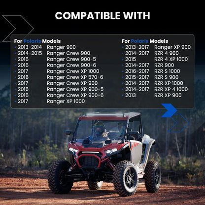 Set of 4 1.5'' Wheel Spacers for Polaris Ranger XP 1000 (2017–2022) 4x156 12x1.5