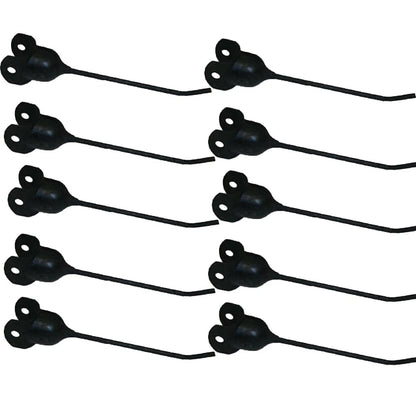 Rubber Mtd Baler Tooth for Vermeer (Fits AE56204) - Set of 10