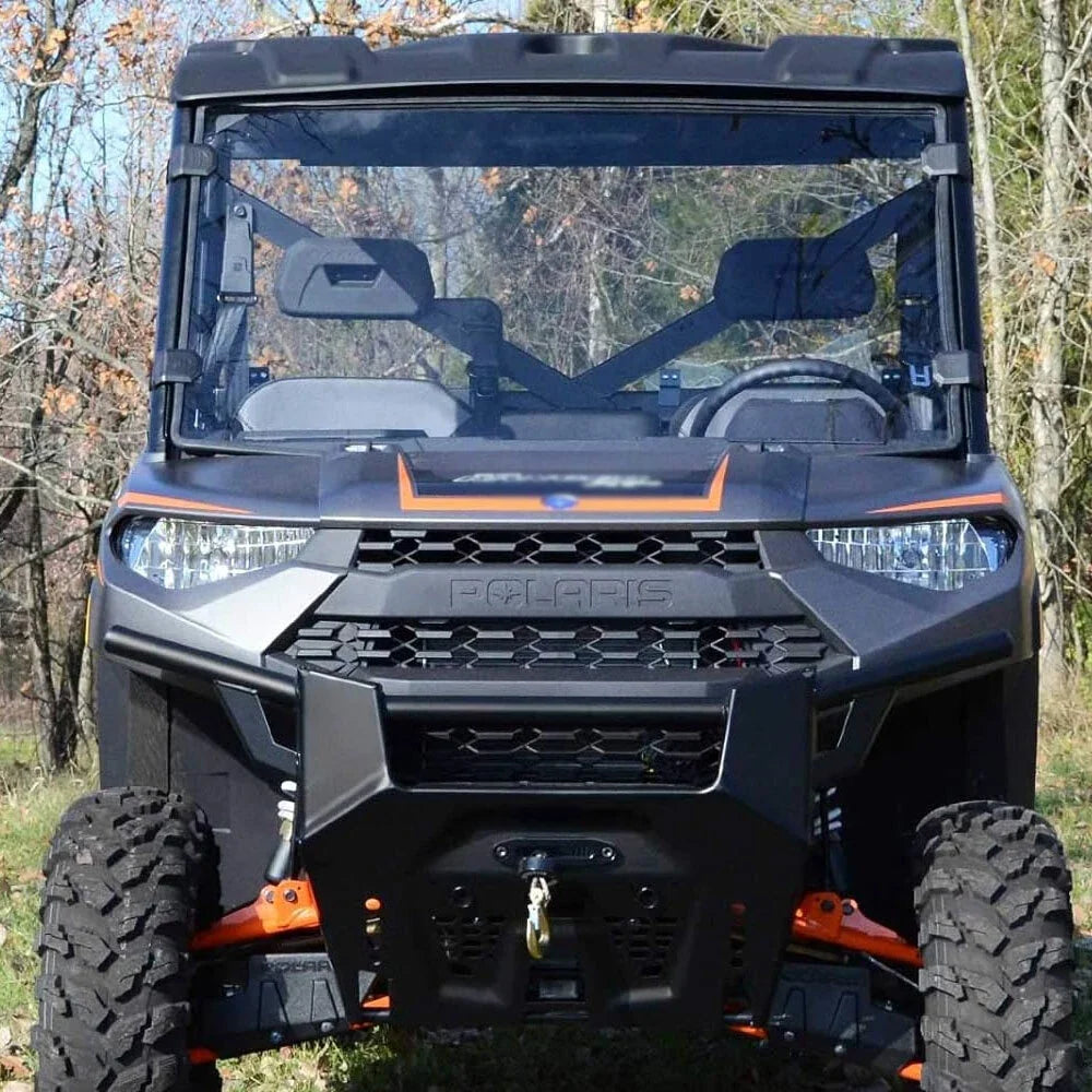 UTV Full Windshield with Clamps for Polaris Ranger XP 570 900 1000 (2013–2025)