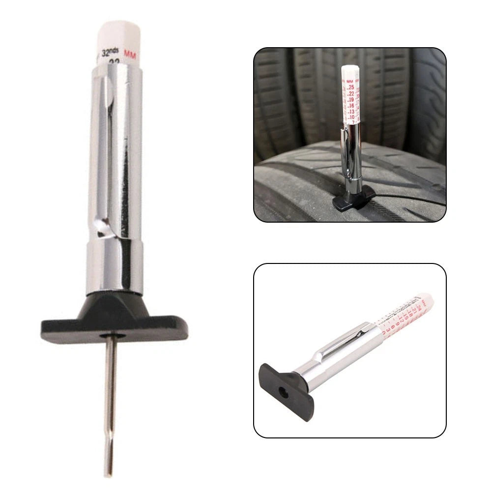 Digital Tyre Depth Gauge Meter for Cars (25MM Tread Measurement)