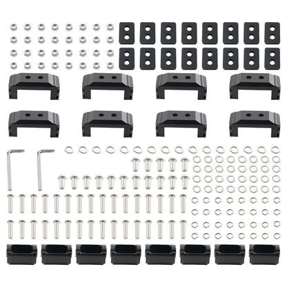 Set of 8 Off-Road LED Light Mounting Brackets for Crosshair Series 5" Pods