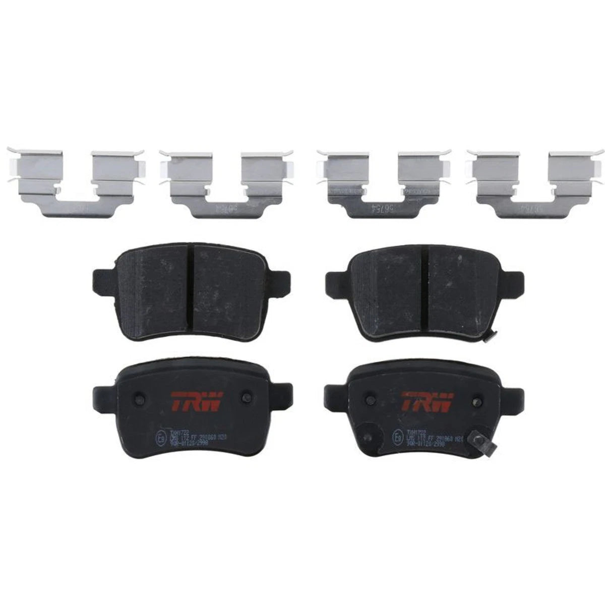 2X Rear Brake Pad Set for Fiat 500L (2014–2020) TXH1722, JSTPSSCP1722, TPC1722