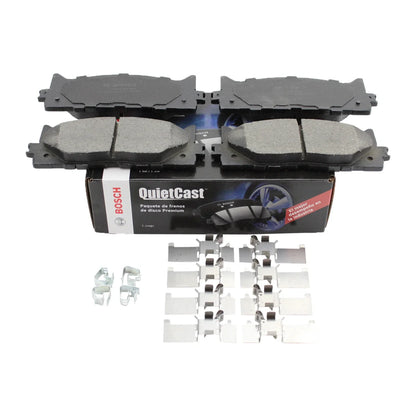 Set of 4 Bosch QuietCast Ceramic Brake Pads for ES300h ES350 Avalon Camry (2013–2021)