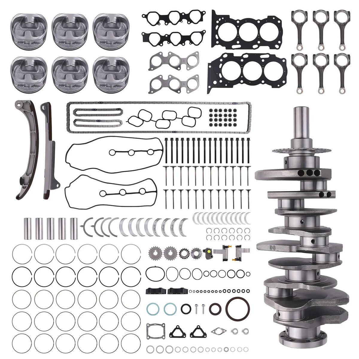1GRFE Engine Overhaul Rebuild Kit for Toyota 4Runner 4.0L (2003–2009)