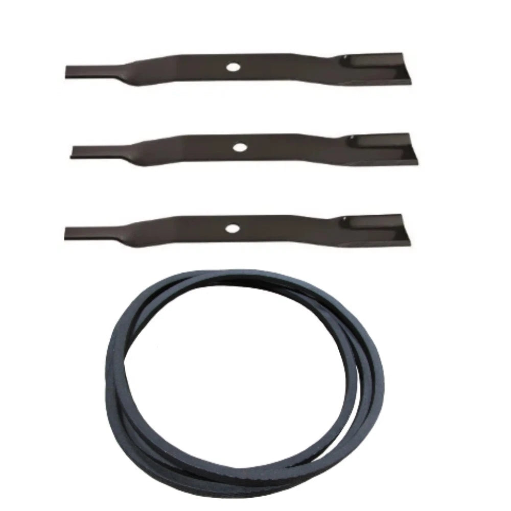 Set of 2 Lawn Mower Blades & Belt for Land Pride 72" FDR1672