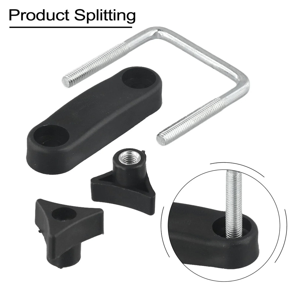 U Bolt Roof Rack Clamps for Easy Repair (Universal Fit)