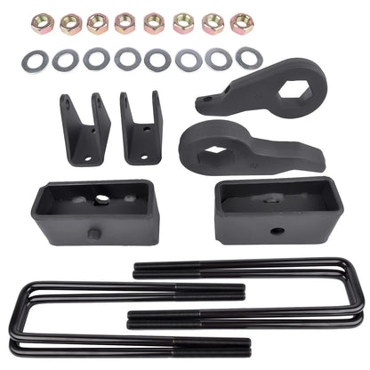 3" Front & 2" Rear Leveling Lift Kit for Silverado Sierra 2500 3500 (2001–2010)