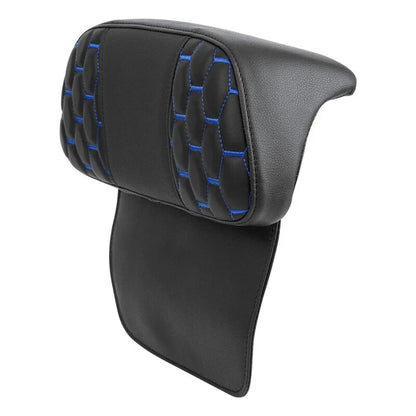 Razor Chopped Trunk Backrest Pad for Harley Road Glide (2014–2023) Black Blue