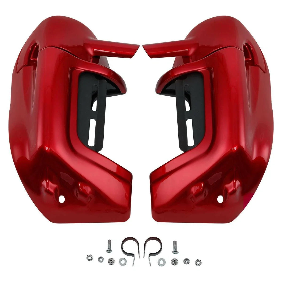 Lower Vented Fairing Glove Box for Harley Touring Road King Glide (1983–2013)