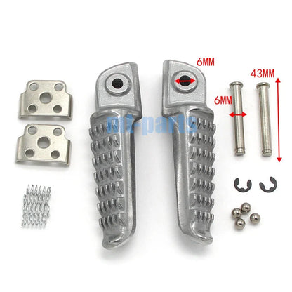 Rear Footrest Foot Pegs for Kawasaki ZX600 ZZR600 (2006–2008)