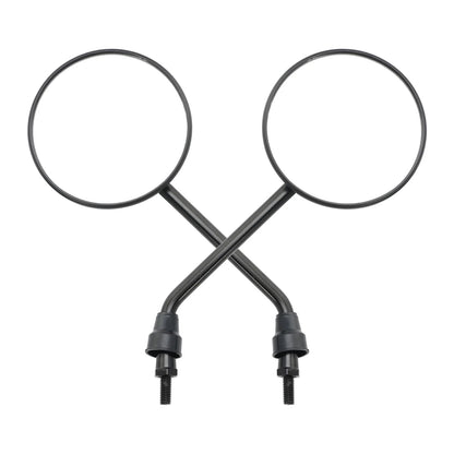 Pair Black Rearview Mirrors M8x1.25 for Simson S50 S51 S53 SR50 KR51 TP