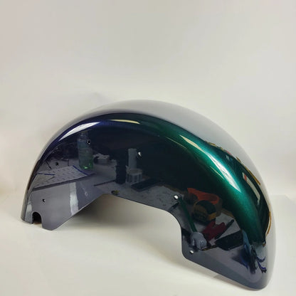 Left Side Rear Fender for Harley-Davidson Tri Glide Trike (2021) - Snake Venom Green