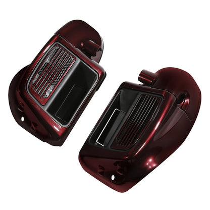 Lower Vented Fairing for Harley Street Glide (2014–2024) - Water-cooled, Twisted Cherry