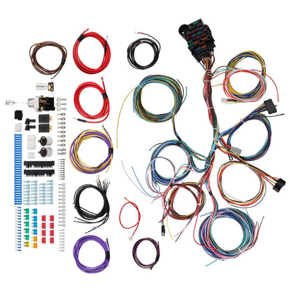 22 Circuit Wiring Harness Kit for Chevy GMC Pickup Truck (1960–1982)