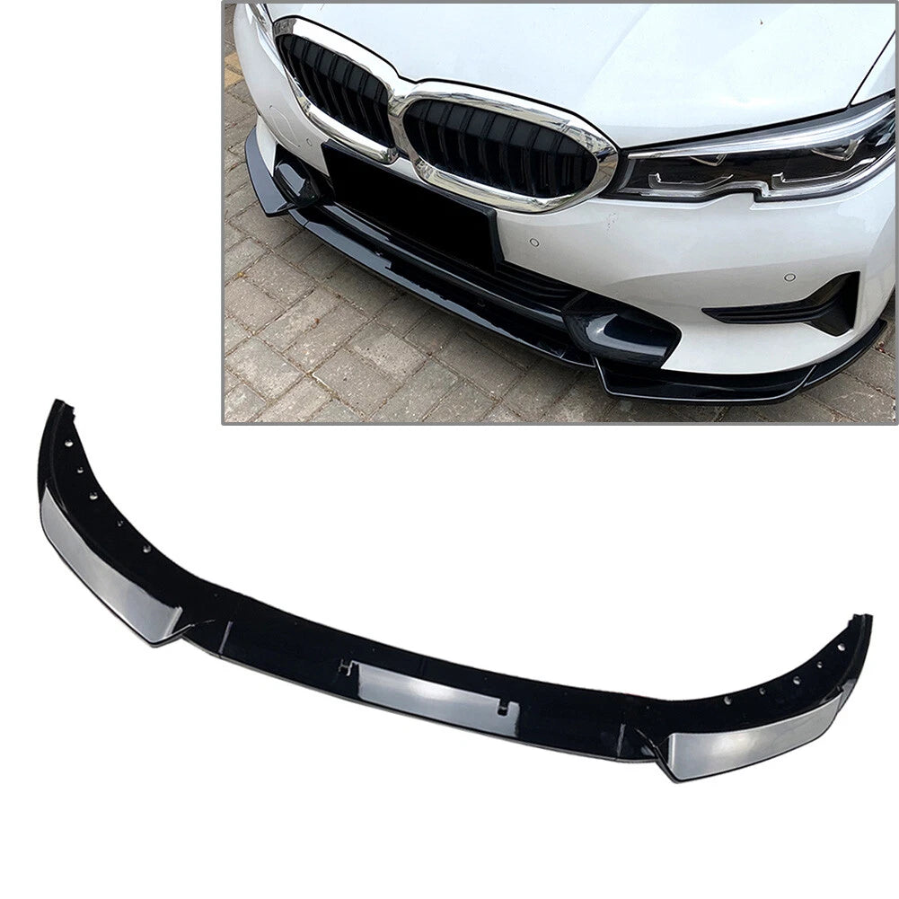 Front Bumper Lip Spoiler Splitters for BMW 3 Series G20 G21 (2019–2022)