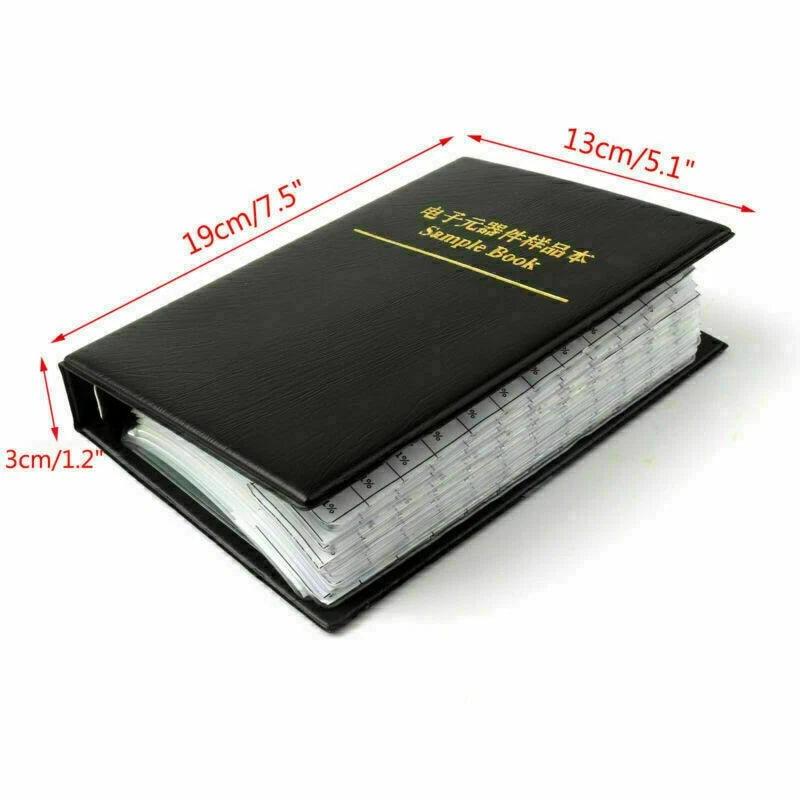 2000PC SMD Chip SMT Resistor & Capacitor Sample Book (No Part Numbers)