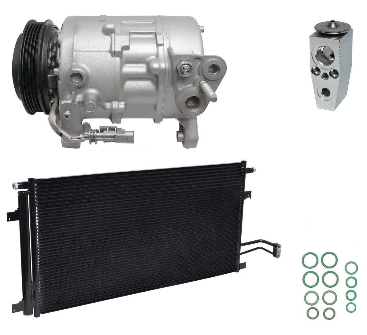 A/C Compressor Kit With Condenser for Chevy Suburban 5.3L (2019–2019)
