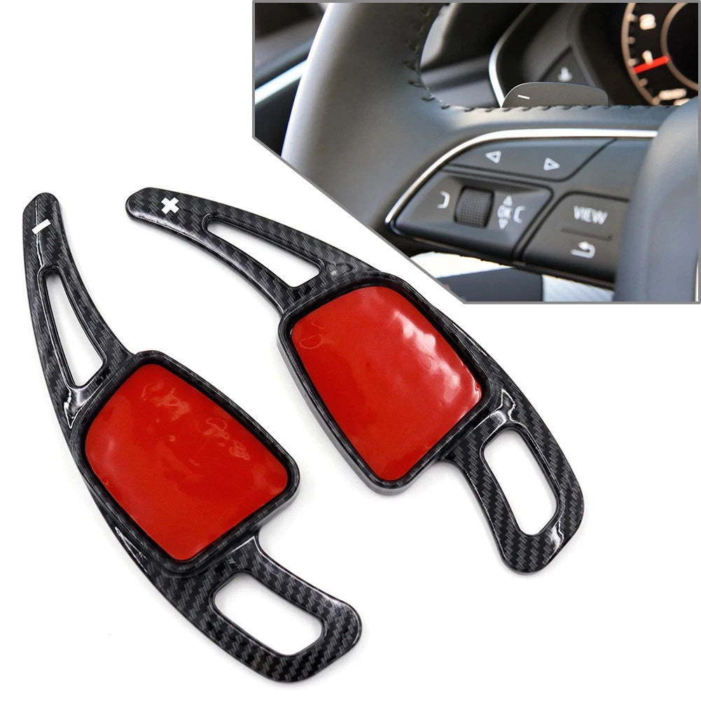 1 Pair Steering Wheel Shift Paddle Shifter Extension for Audi A3 A4 A5 (2013–2020)