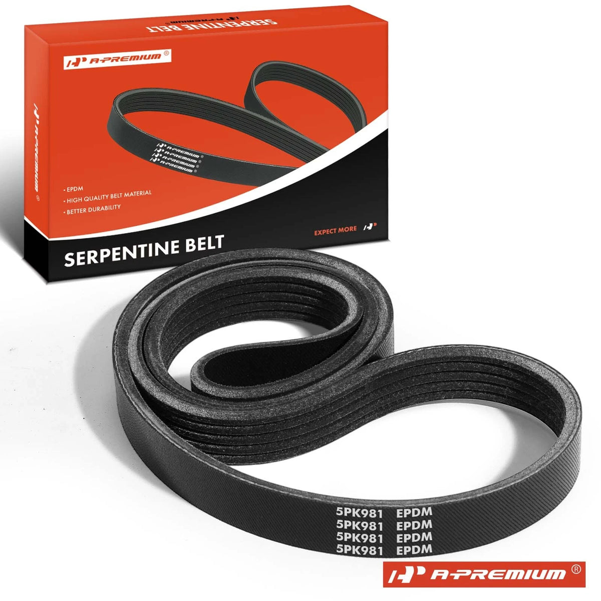 Serpentine Belt for Toyota Corolla (1988–1991) | 079903137AJ, K050385