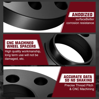 20mm Hubcentric Wheel Spacers for Audi Q2 (2018–2023) 5x100/5x112