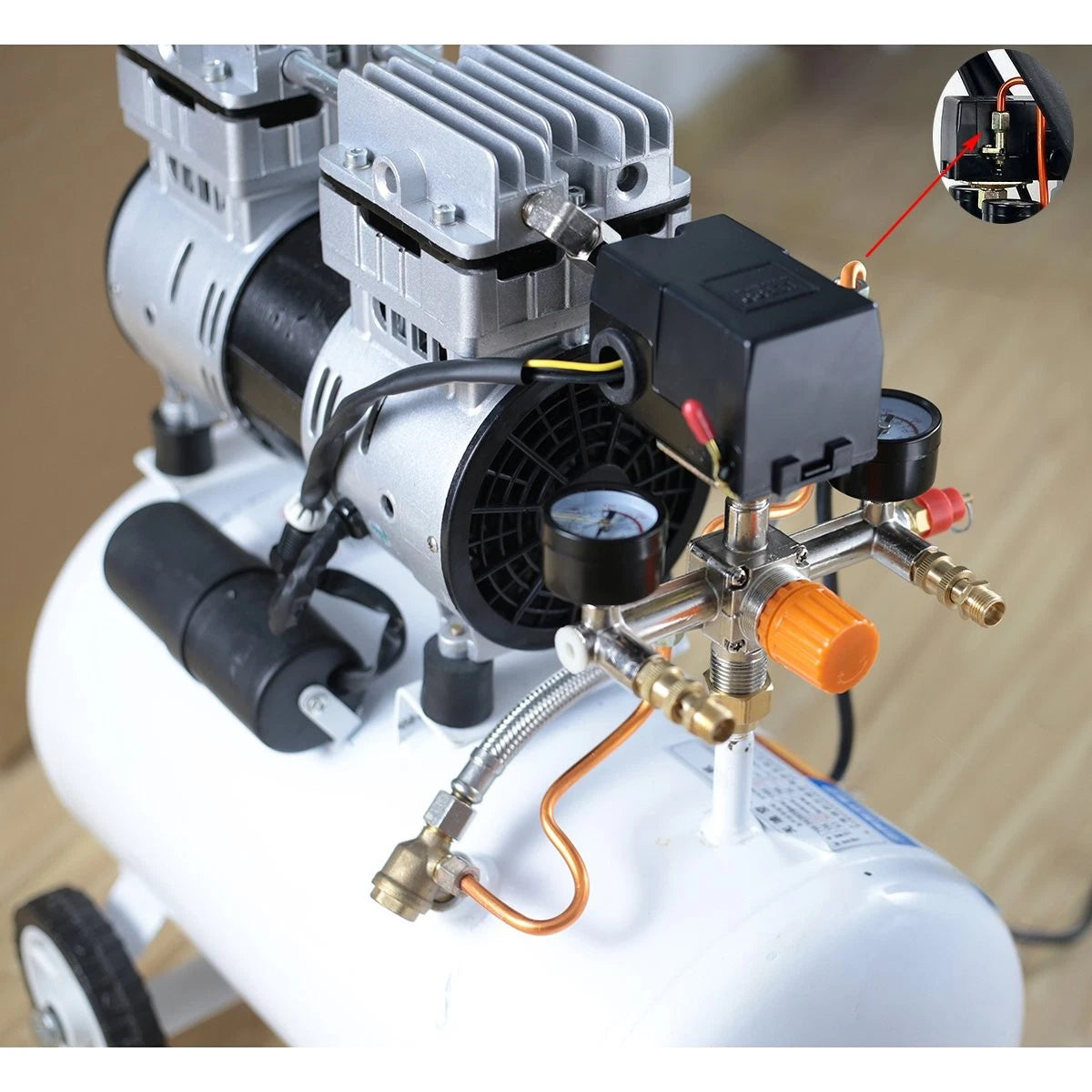Air Compressor Pressure Switch Manifold Regulator Valve for Heavy Duty (No Year)