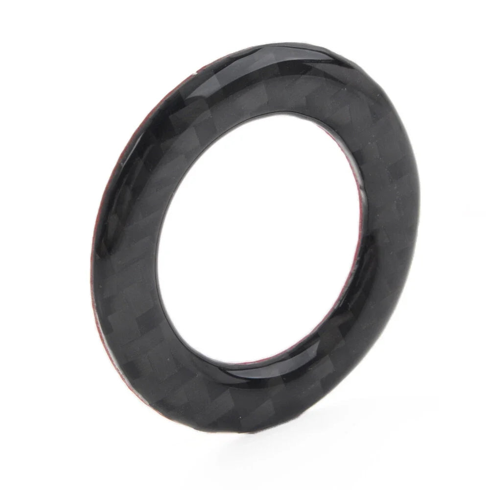 1 Pcs Black Engine Start Stop Button Ring Trim for Jeep Grand Cherokee (2011–2021)