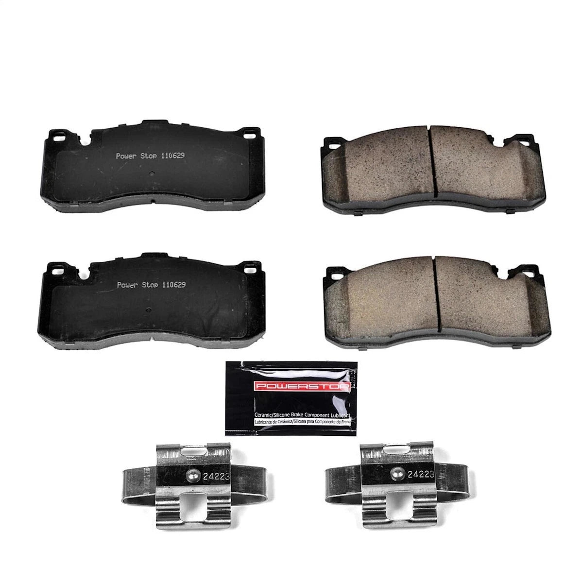 2X Powerstop Brake Pad Set Front for BMW Mini Cooper 135i (2006–2013) Z23-1371