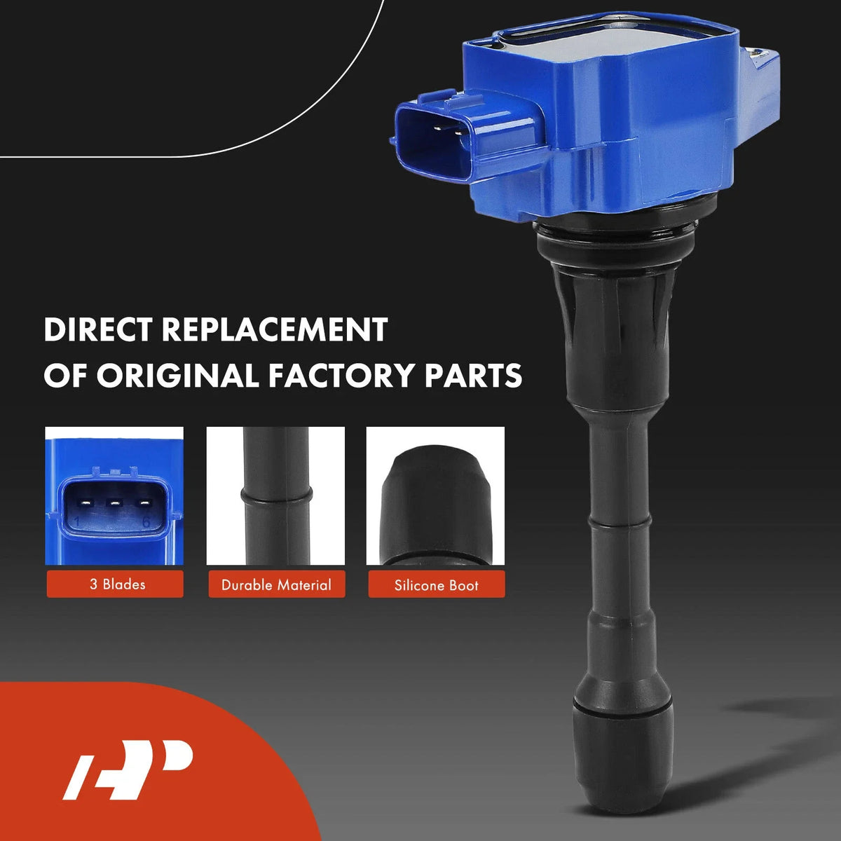 Set of 6 Ignition Coils & 6 Iridium Spark Plugs for Nissan Altima