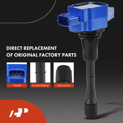 Set of 6 Ignition Coils & 6 Iridium Spark Plugs for Nissan Altima