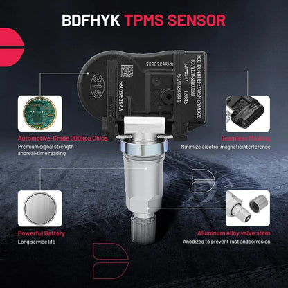 Set of 4 TPMS Tire Pressure Sensors for Aveo5 2008 / Outlander 2008 (56029526AA)
