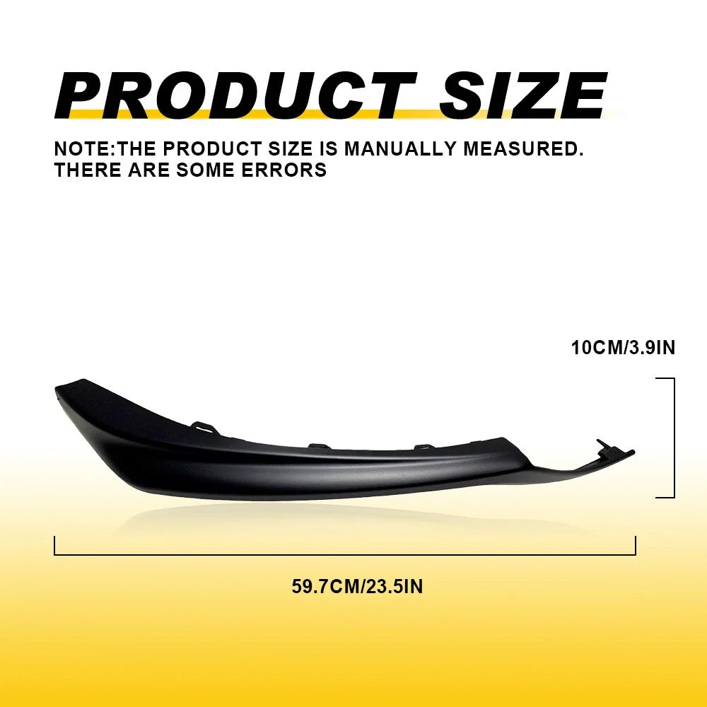 Front Left Lower Bumper Grille Molding Trim for Toyota Camry (2021–2023)
