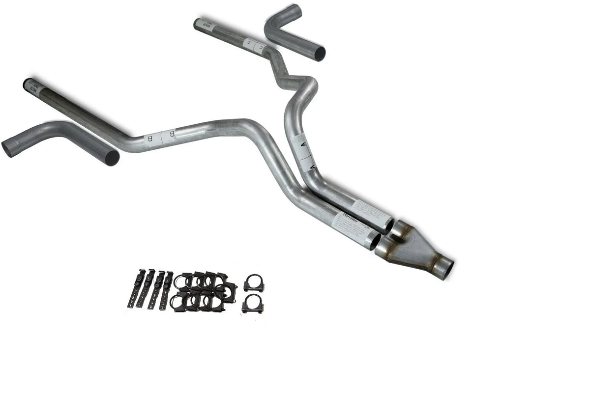 3" Dual Exhaust Kit Y Pipe for Dodge Ram 1500 (2004–2008)