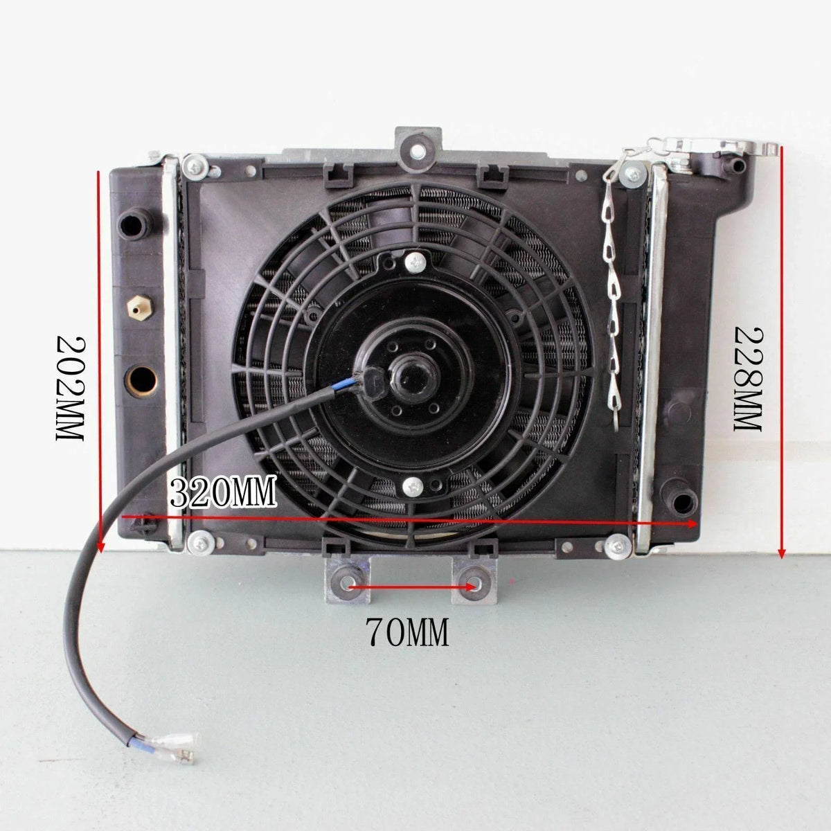 Radiator with Fan for Atomik 150/200/250CC ATV Quad Buggy Go Kart