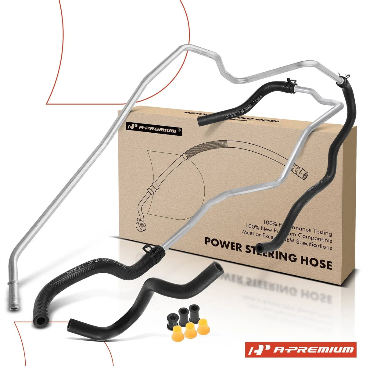 3X Power Steering Return & Reservoir Hose for Nissan Altima (2002–2006)