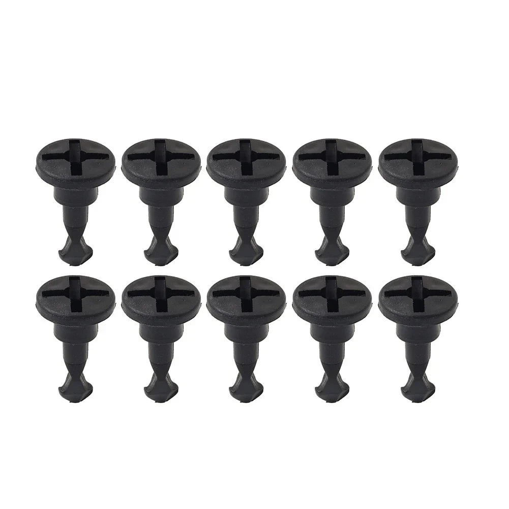 10x Engine Cover Trim Fixing Bolt Clips for Audi Volkswagen 1.8L (N90801101)