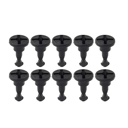 10x Engine Cover Trim Fixing Bolt Clips for Audi Volkswagen 1.8L (N90801101)