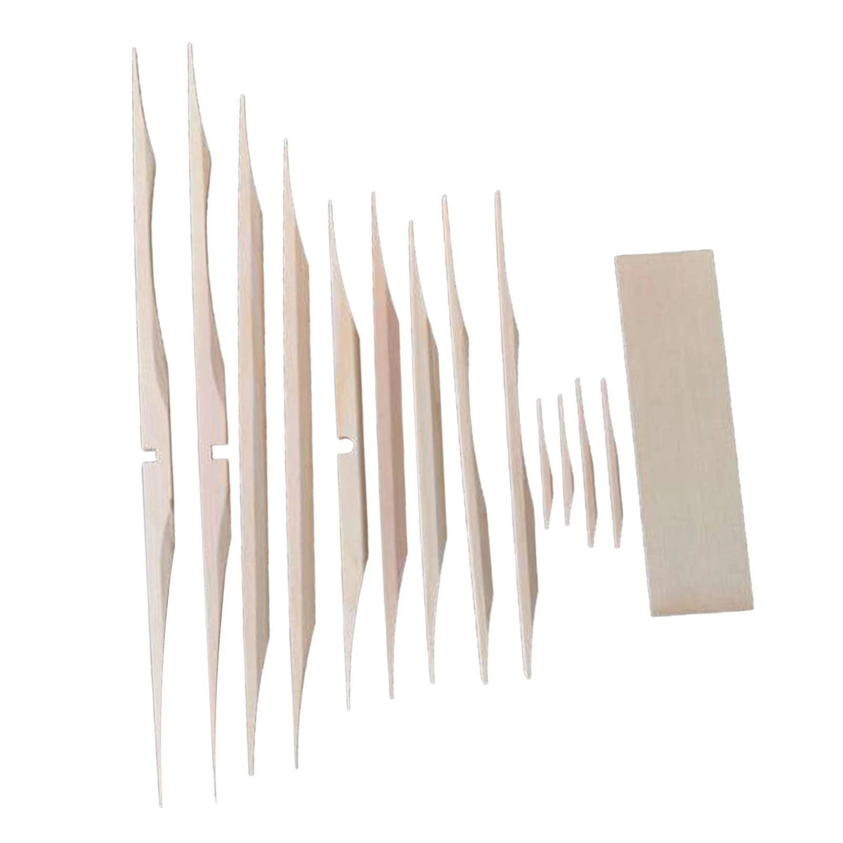 4X Spruce Brace Wood Kit for Acoustic Guitar (Luthier Handwork)