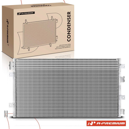 A/C Condenser w/ Bracket for Chrysler Sebring Dodge Stratus (2005–2006) 5143537AA, 5143537AB, 3570, 4995, 7-4995