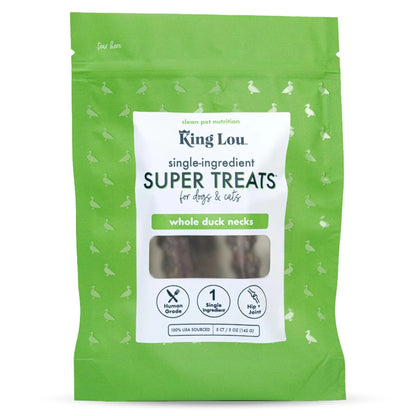 Whole Duck Necks for Dogs & Cats - Dehydrated Treats - USA-M