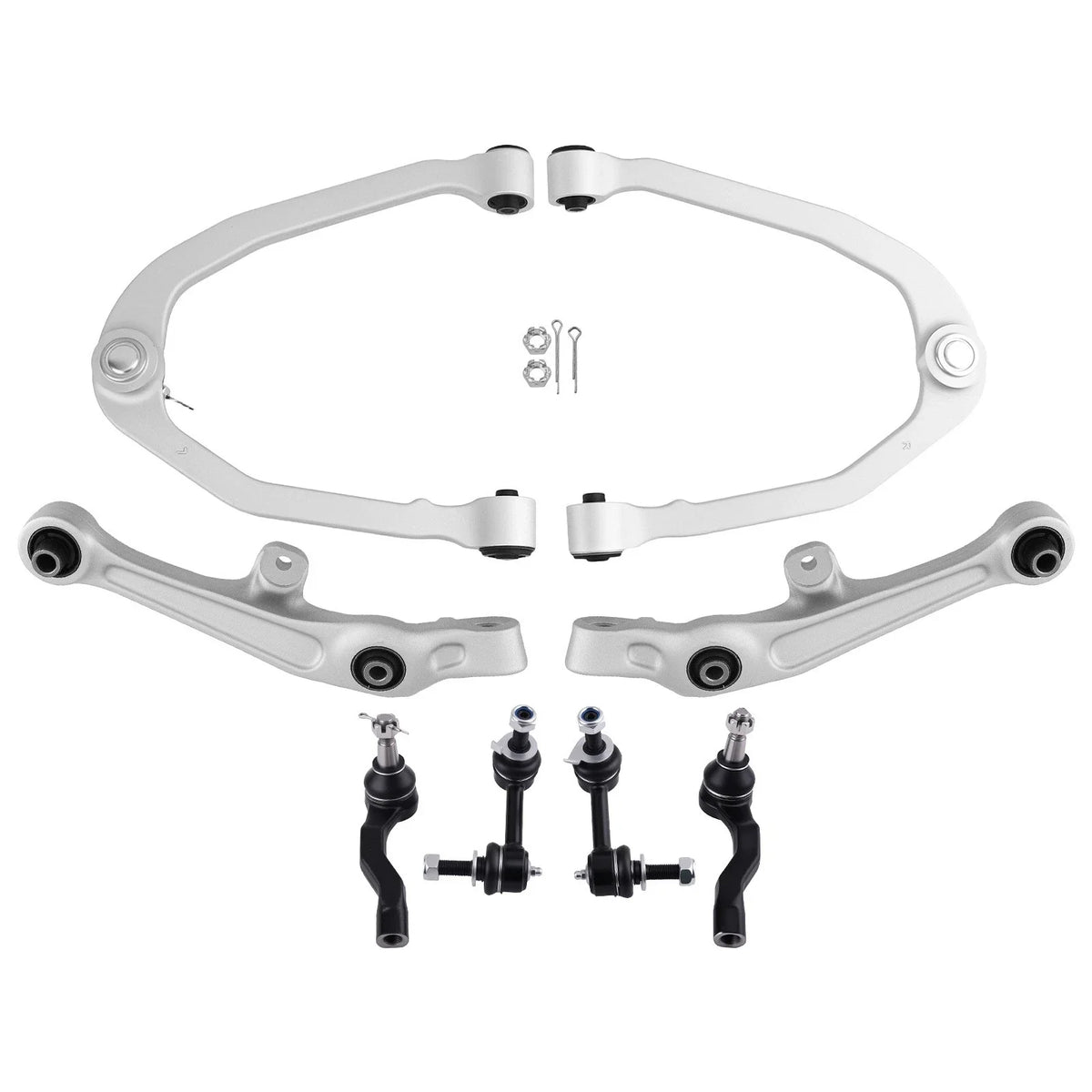 Set of 8 Control Arm Assembly for Infiniti G35 (2003–2007) RWD