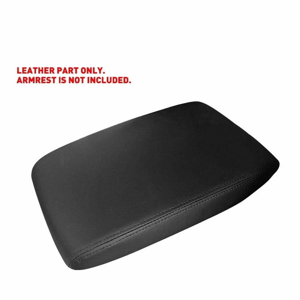 Console Cover Armrest for Toyota Highlander (2008–2013) PU Leather Black